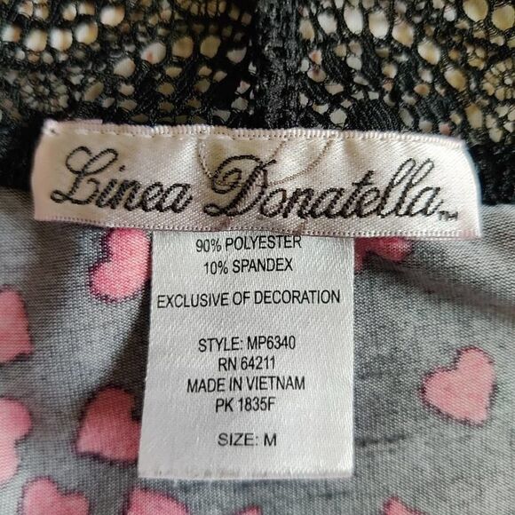 Linea Donatella heart lace inset stretch camisole - Picture 8 of 9